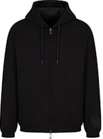 EMPORIO ARMANI Black Reversible Zip-Up Hoodie Jacket. 6D1MD3-1JHSZ-0999 EMPORIO ARMANI Black Reversible Zip-Up Hoodie Jacket. 6D1MD3-1JHSZ-0999