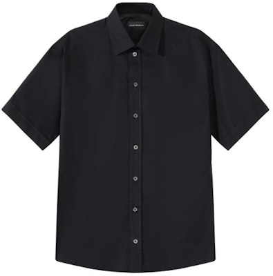 Kemeja Kasual Lengan Pendek Emporio Armani Hitam SS24 Reka Bentuk Ringkas. D41CS4-01C68-999 Buy Kemeja Kasual Lengan Pendek Emporio Armani Hitam SS24 Reka Bentuk Ringkas. D41CS4-01C68-999