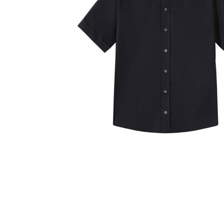 Details for エンポリオアルマーニ ブラック 半袖カジュアルシャツ SS24 シンプルデザイン D41CS4-01C68-999