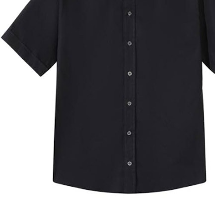 Kemeja Kasual Lengan Pendek Emporio Armani Hitam SS24 Reka Bentuk Ringkas. D41CS4-01C68-999 Details for Kemeja Kasual Lengan Pendek Emporio Armani Hitam SS24 Reka Bentuk Ringkas. D41CS4-01C68-999