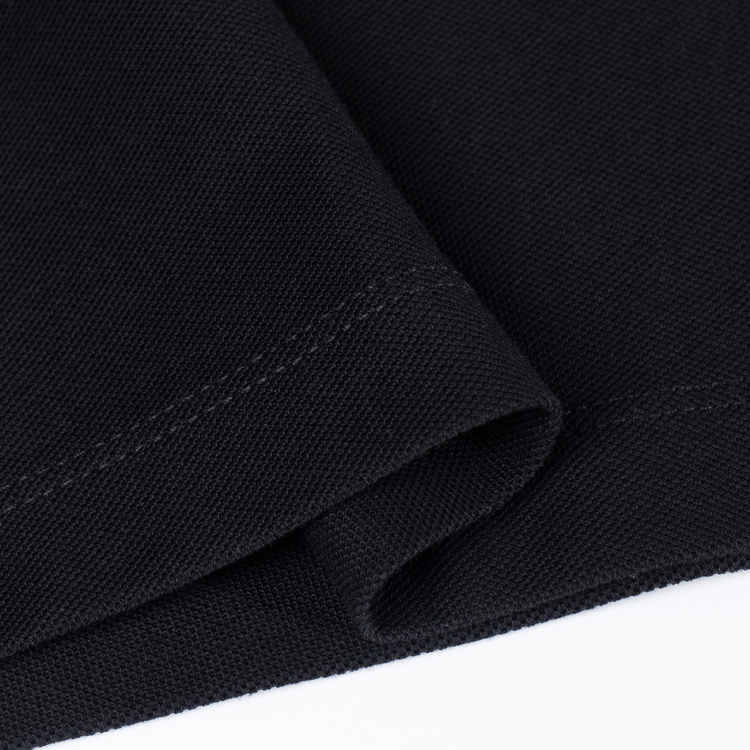 Cheap エンポリオアルマーニ ブラック ボタン付きカラー 半袖ポロシャツ 3D1FM4-1JCYZ-0068