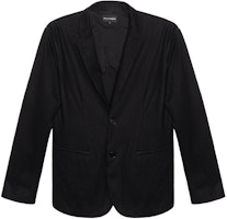 EMPORIO ARMANI Black Single-Breasted Casual Long-Sleeve Blazer FW22. 6L1G7P-1JT3Z-0999 EMPORIO ARMANI Black Single-Breasted Casual Long-Sleeve Blazer FW22. 6L1G7P-1JT3Z-0999