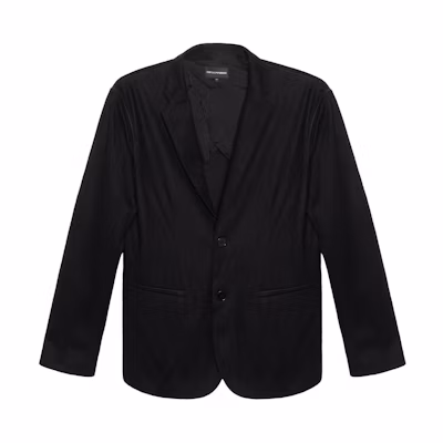EMPORIO ARMANI Black Single-Breasted Casual Long-Sleeve Blazer FW22. 6L1G7P-1JT3Z-0999