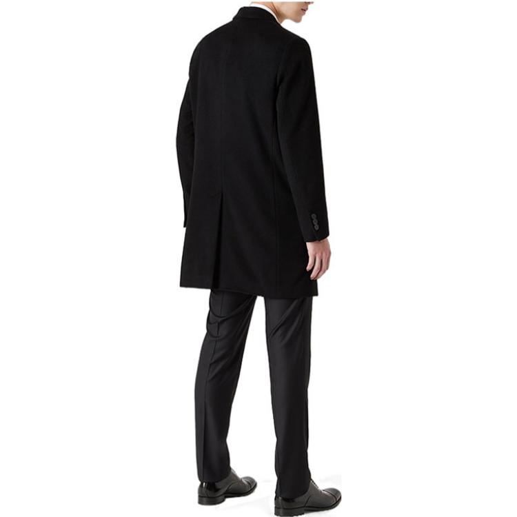 Lookbook EMPORIO ARMANI 黑色單排扣大衣 FW22 01L650016991999
