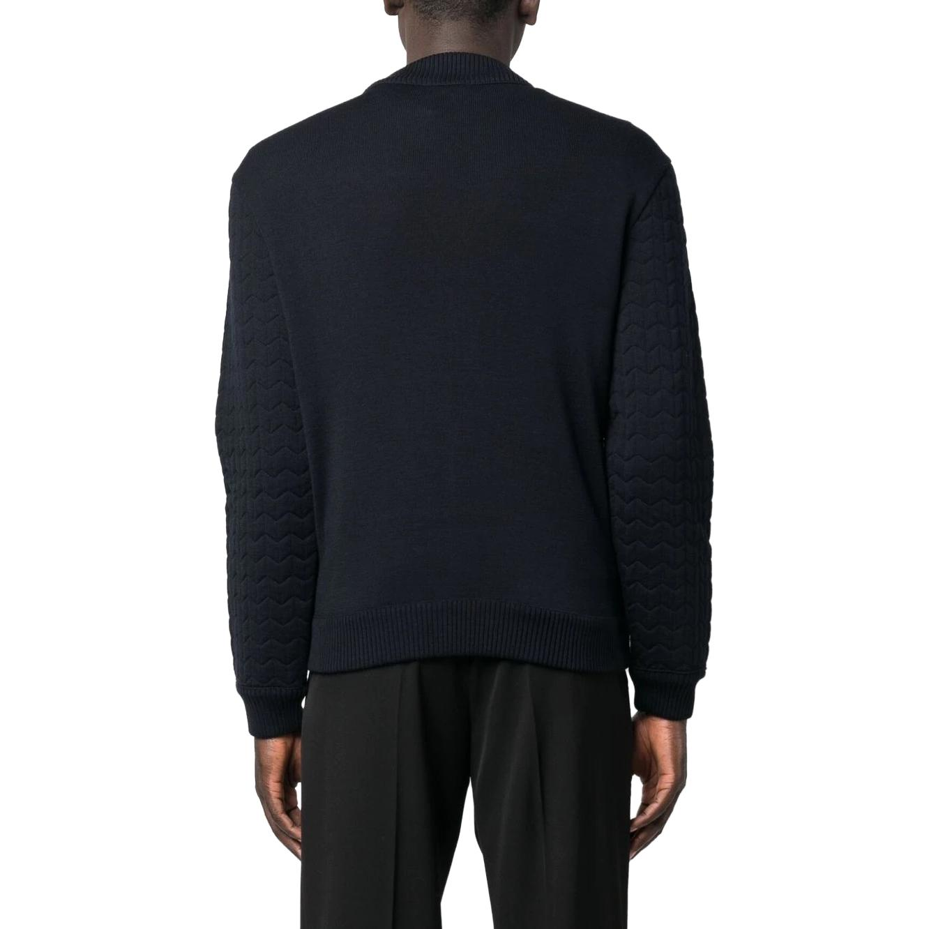 EMPORIO ARMANI  Black Solid Baseball Collar Zip Jacket SS23. 3R1BV3-1M04Z-0922 圖 4