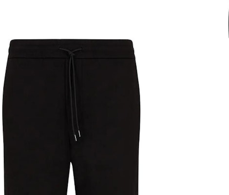 Emporio Armani Black Solid Casual Knit Pants with Side Pockets. 3D1P74-1JOQZ-10999 Shop Emporio Armani Black Solid Casual Knit Pants with Side Pockets. 3D1P74-1JOQZ-10999