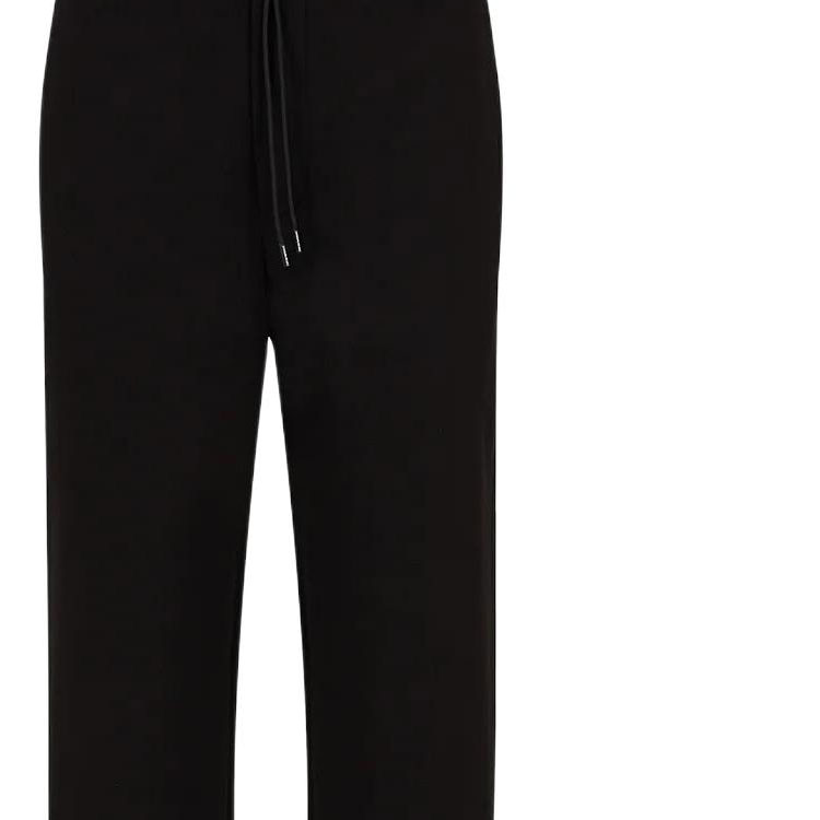Purchase Emporio Armani  Black Solid Casual Knit Pants with Side Pockets. 3D1P74-1JOQZ-10999
