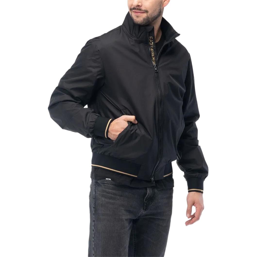 Emporio Armani  Black Solid Color Short Jacket Long-Sleeve Outerwear. 3DPB07-PN27Z-0208 圖 5