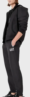 エンポリオアルマーニ ブラック ロゴプリント ジップアップ フーディージャケット 6LPB08-PN27Z-1200 Shop エンポリオアルマーニ ブラック ロゴプリント ジップアップ フーディージャケット 6LPB08-PN27Z-1200