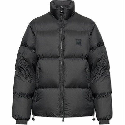 EMPORIO ARMANI Chaqueta Negra Acolchada con Cremallera y Logo Patch. 6D1BF6-1NQTZ-0999 Order EMPORIO ARMANI Chaqueta Negra Acolchada con Cremallera y Logo Patch. 6D1BF6-1NQTZ-0999