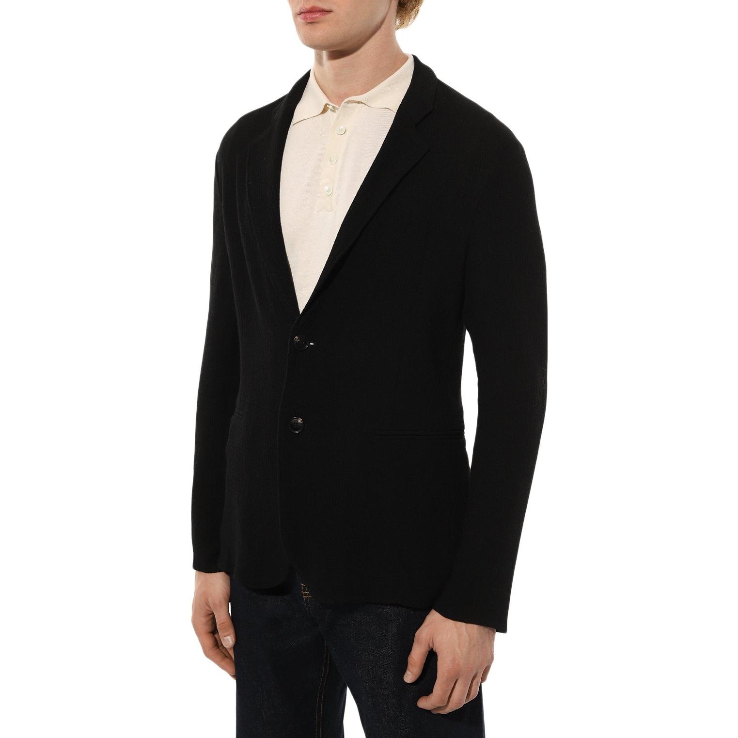 Purchase 엠포리오 아르마니 블랙 솔리드 싱글 브레스트 긴팔 블레이저. H41G27-E1055-999