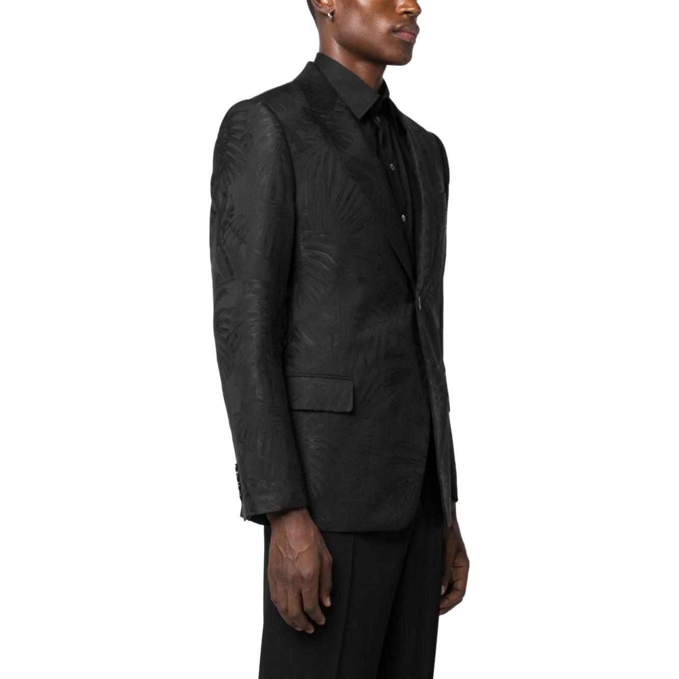 Purchase 엠포리오 아르마니 블랙 솔리드 원버튼 긴소매 수트 재킷 H41GB2-E1047-0999