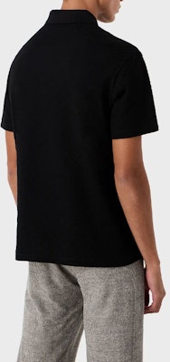 エンポリオアルマーニ ブラック 無地 ニット 半袖 ポロシャツ 6R1F7Q1-J7KZ1-0999 Purchase エンポリオアルマーニ ブラック 無地 ニット 半袖 ポロシャツ 6R1F7Q1-J7KZ1-0999