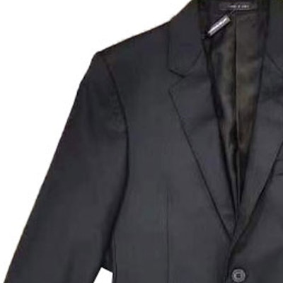 EMPORIO ARMANI 黑色純羊毛單排扣休閒西裝外套 01G180-01047-999 Shop EMPORIO ARMANI 黑色純羊毛單排扣休閒西裝外套 01G180-01047-999