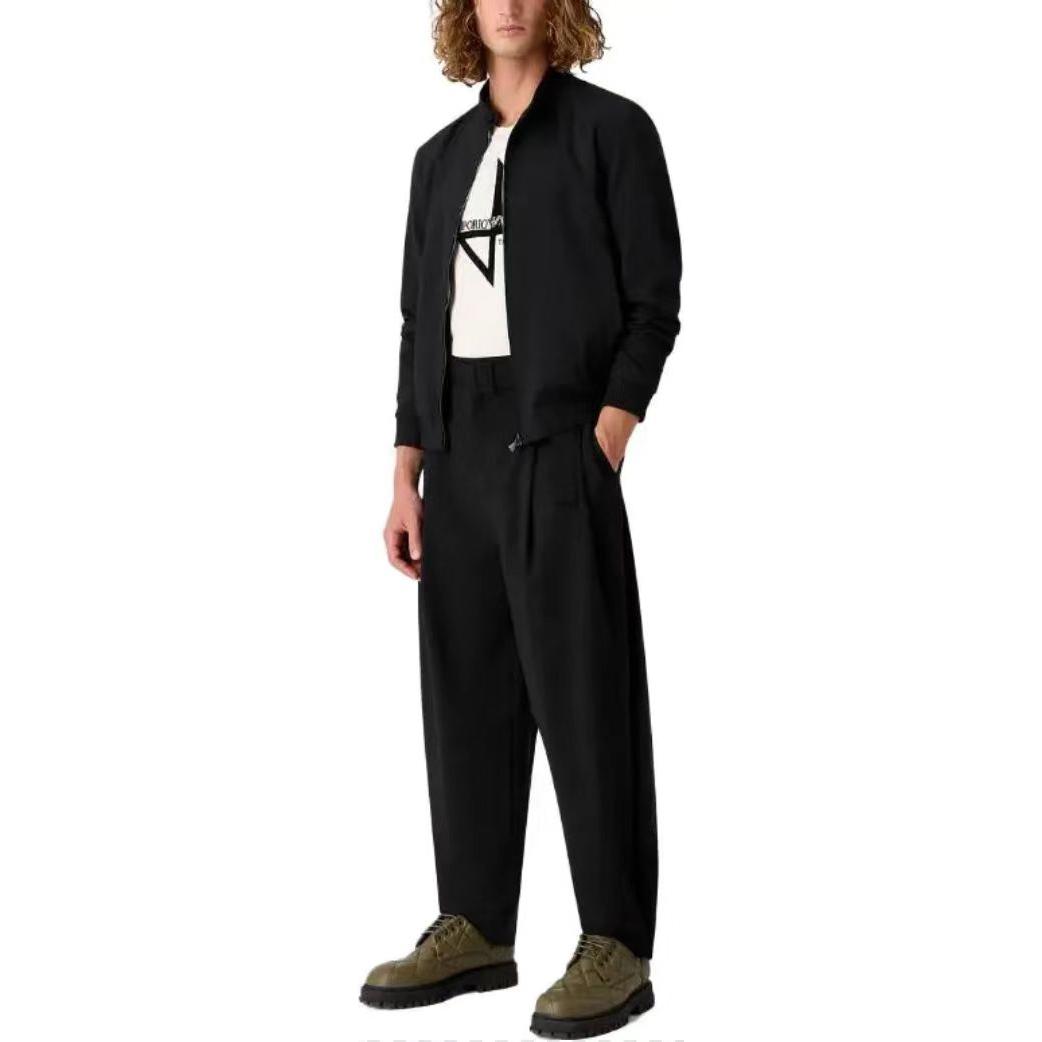 EMPORIO ARMANI  Black Solid Zip-Up Jacket H41R28-E1033-999 圖 5