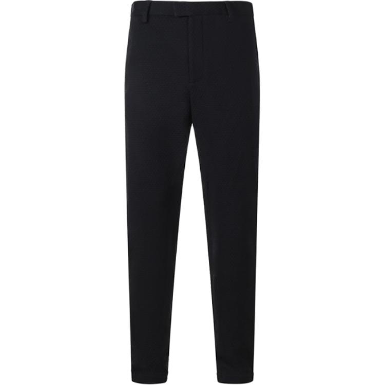Emporio Armani  Black Straight-Leg Mid-Rise Casual Pants. H31P52-C1069-0999