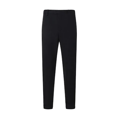Emporio Armani Black Straight-Leg Mid-Rise Casual Pants. H31P52-C1069-0999
