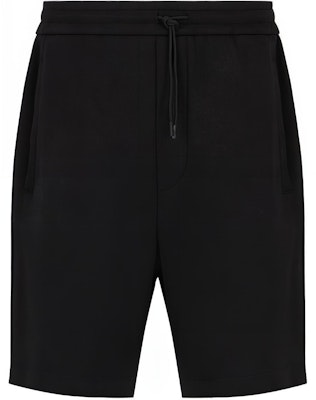 EMPORIO ARMANI Black Stretch Casual Shorts with Solid Color Design. 3D1P69-1JHSZ-0999 Buy EMPORIO ARMANI Black Stretch Casual Shorts with Solid Color Design. 3D1P69-1JHSZ-0999