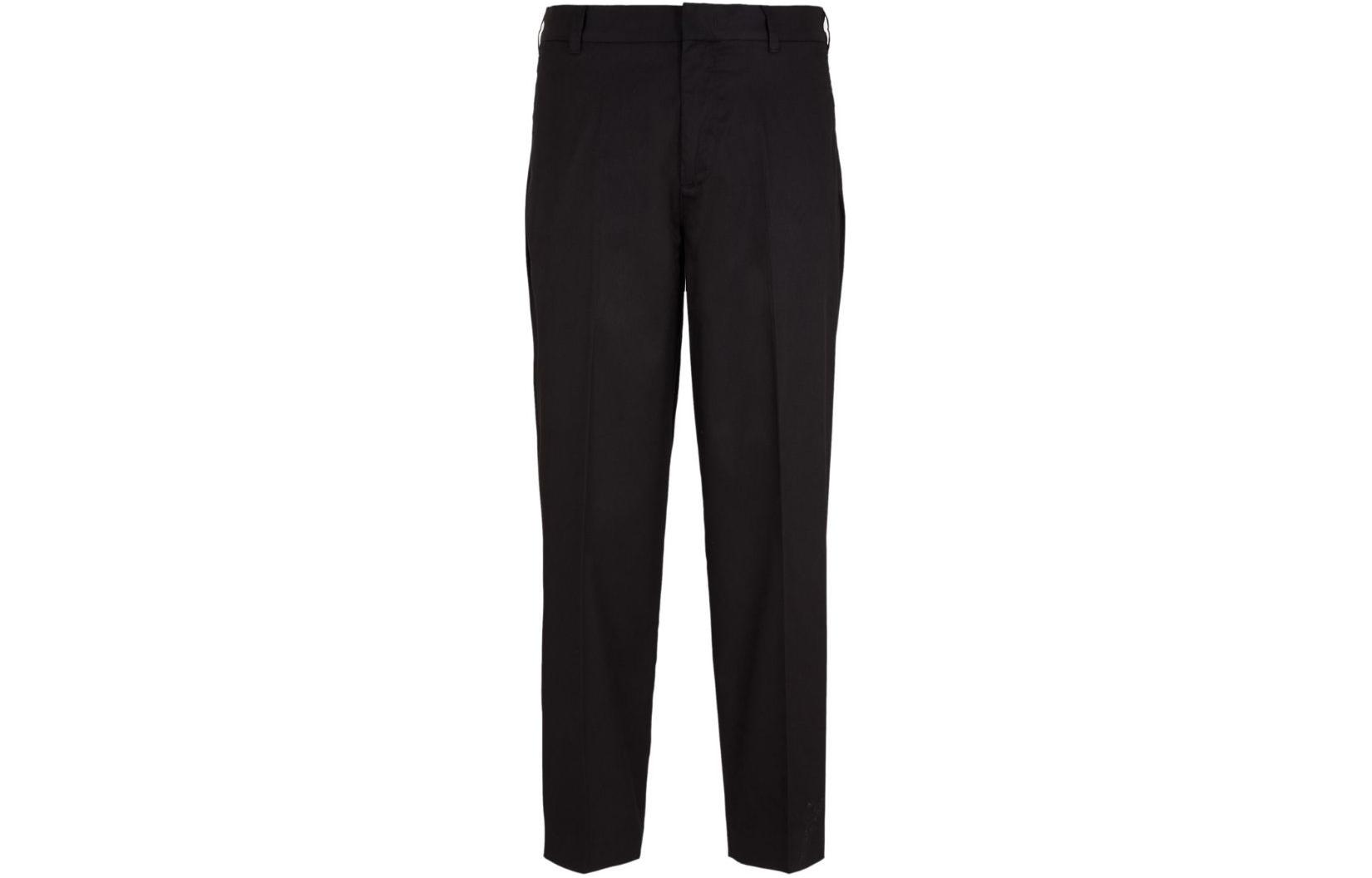 Order EMPORIO ARMANI 黑色拉链口袋锥形休闲裤 SS24. 3D1PE1-1NQTZ-0999