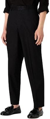 EMPORIO ARMANI 黑色拉链口袋锥形休闲裤 SS24. 3D1PE1-1NQTZ-0999 Purchase EMPORIO ARMANI 黑色拉链口袋锥形休闲裤 SS24. 3D1PE1-1NQTZ-0999