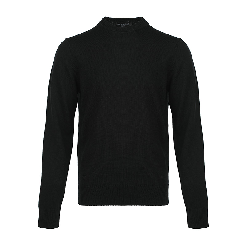 EMPORIO ARMANI  Black Wool Crewneck Sweater 8N1MVA-1M67Z-0999 圖 2