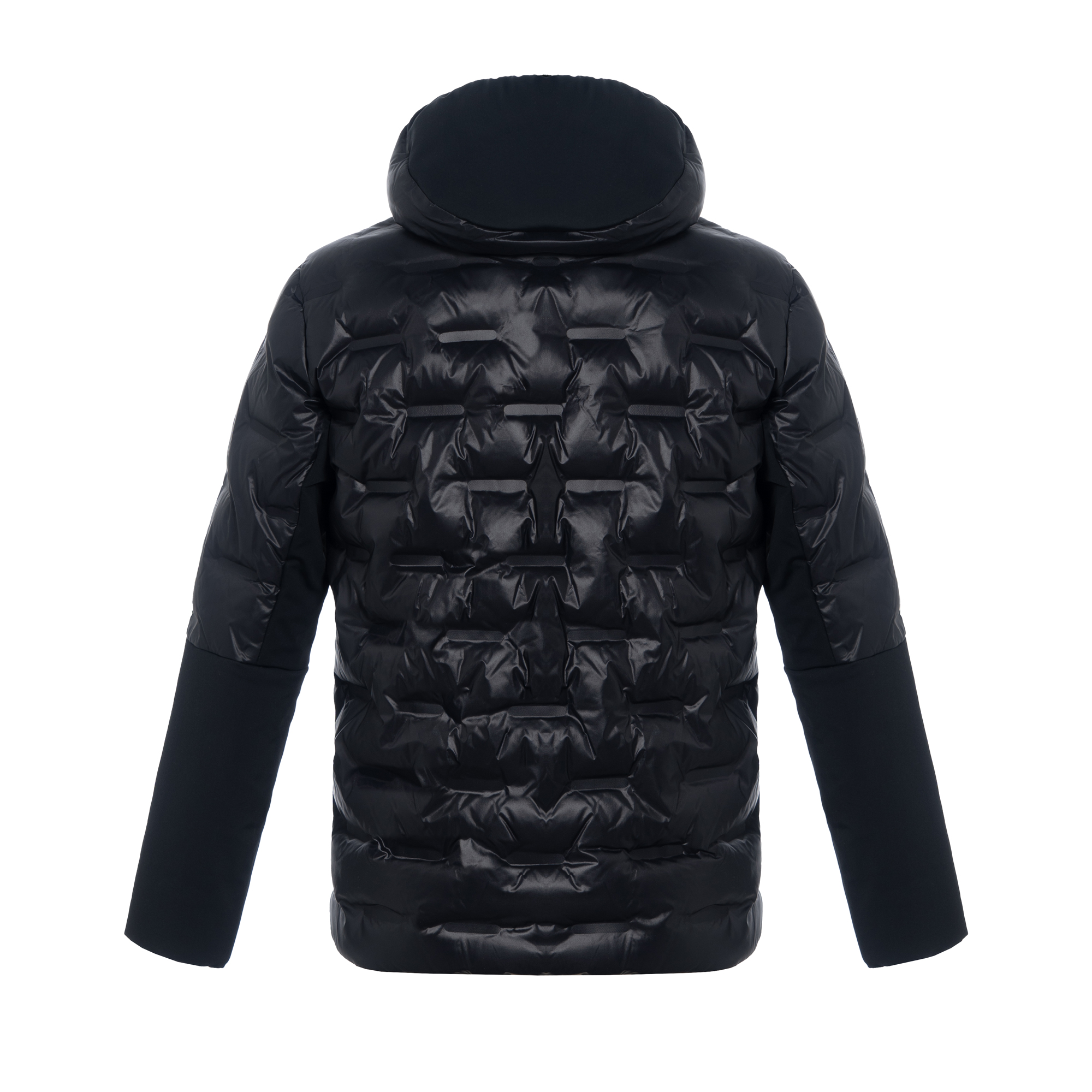 Lookbook エンポリオアルマーニ ブラック ジップアップ フード付き ジャケット シンプルデザイン. 6KPB26-PN8MZ-1200