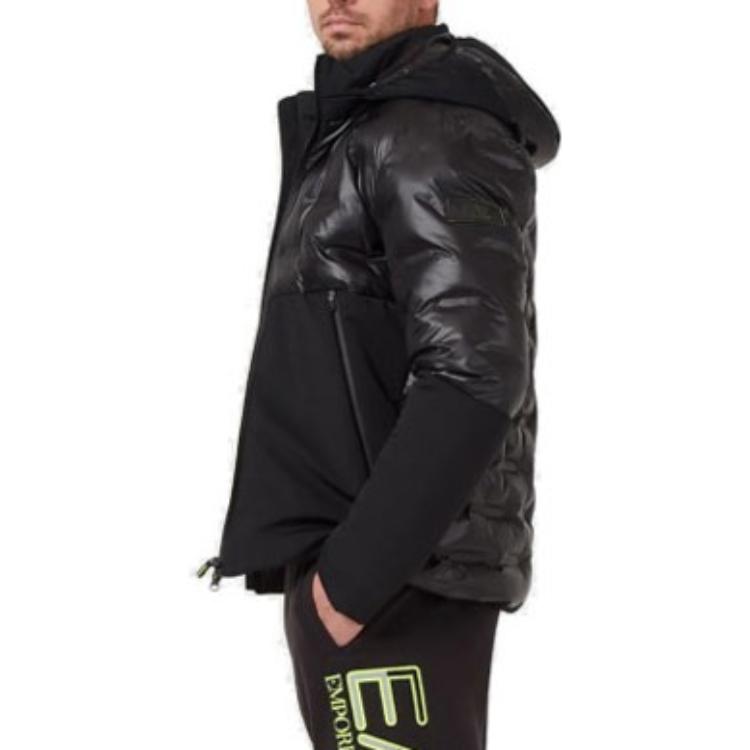 Purchase エンポリオアルマーニ ブラック ジップアップ フード付き ジャケット シンプルデザイン. 6KPB26-PN8MZ-1200