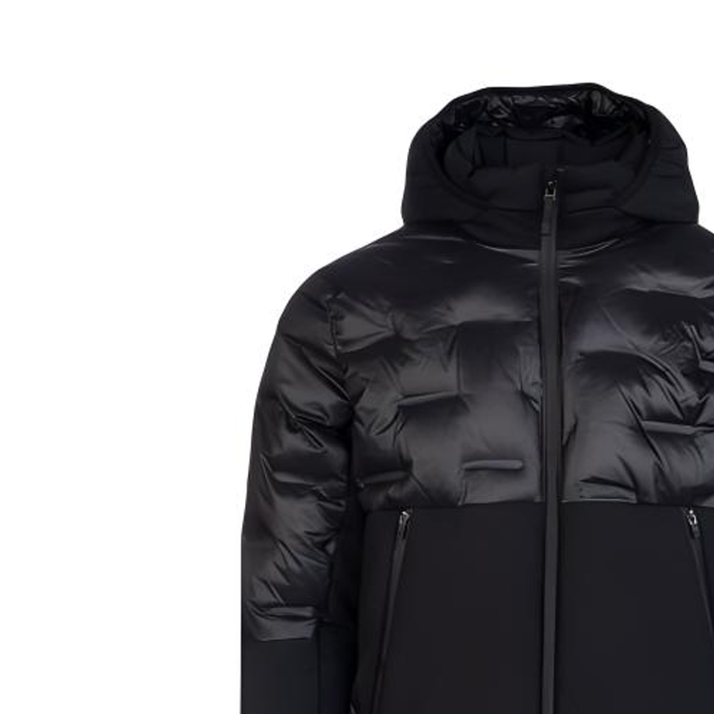 Details for エンポリオアルマーニ ブラック ジップアップ フード付き ジャケット シンプルデザイン. 6KPB26-PN8MZ-1200