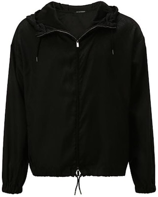 EMPORIO ARMANI Jaket Hoodie Hitam dengan Resleting dan Tali Serut. B1R380-B1320-999 Buy EMPORIO ARMANI Jaket Hoodie Hitam dengan Resleting dan Tali Serut. B1R380-B1320-999