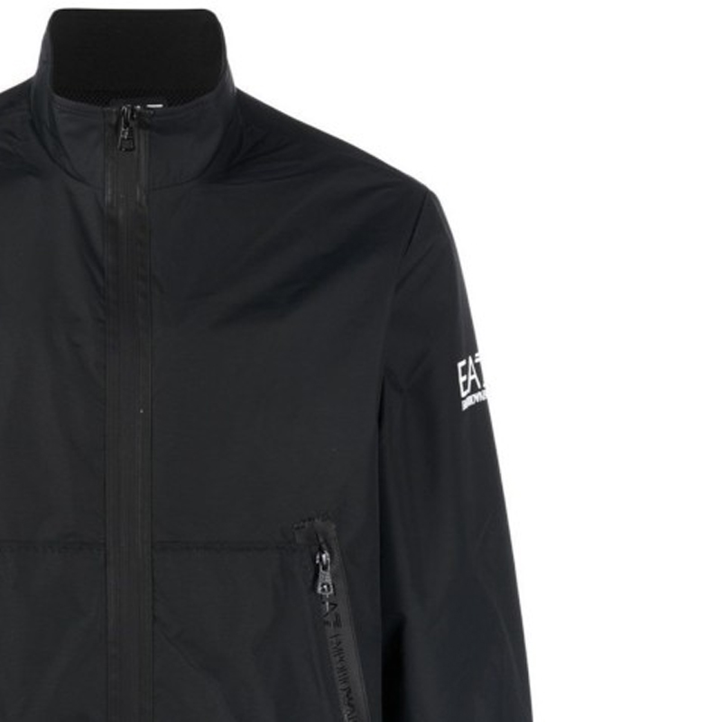 Emporio Armani  Black Zip-Up Jacket with Letter Logo Print. 3RPB11-PN27Z-1200 圖 5