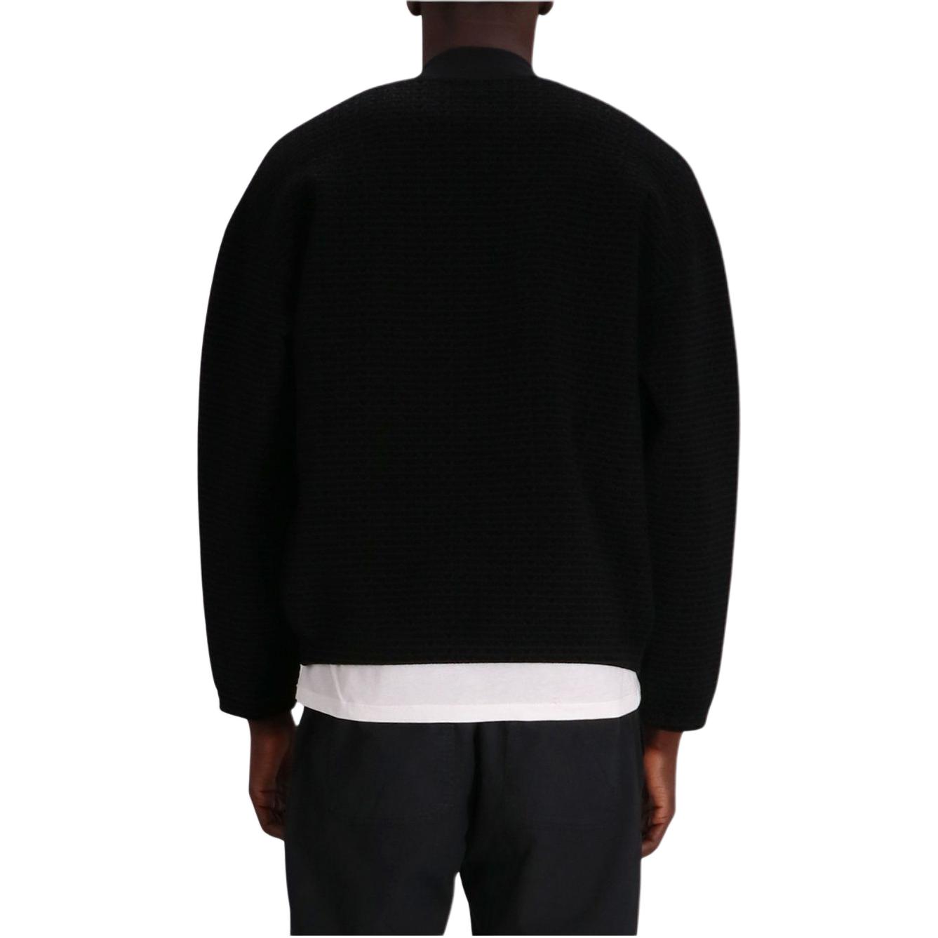 Purchase Emporio Armani Jaket Hitam Zip-Up Logo dengan Kolar Baseball. 3D1ML5-1JHSZ-0999