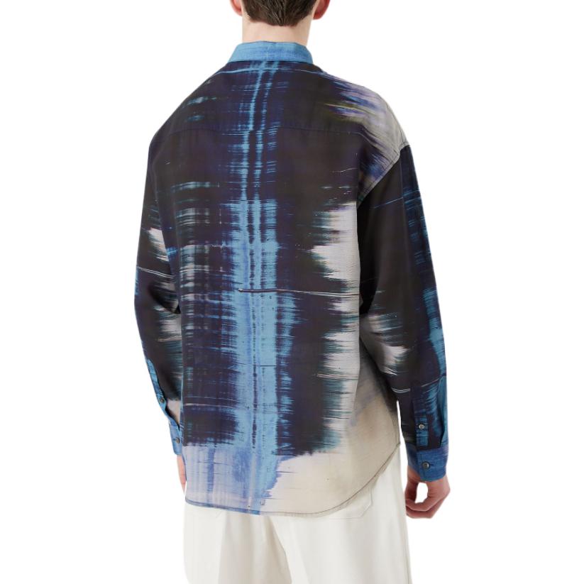 Purchase Emporio Armani Kemeja Lengan Panjang Motif Biru. 6L1CB11NJRZ-F909