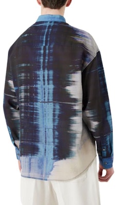 Emporio Armani Kemeja Lengan Panjang Motif Biru. 6L1CB11NJRZ-F909 Purchase Emporio Armani Kemeja Lengan Panjang Motif Biru. 6L1CB11NJRZ-F909