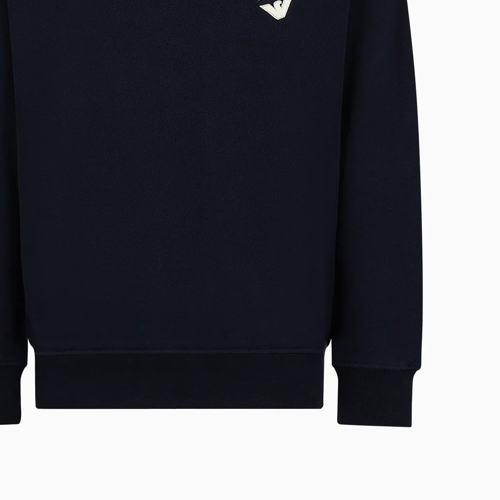 Emporio Armani  Blue Crewneck Pullover Sweatshirt with Logo Print. 3D1MEC-1JODZ-10965 圖 5
