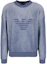 Buy Jersey de Punto con Logo Águila Azul EMPORIO ARMANI. 6D1MXA-1MJHZ-F708