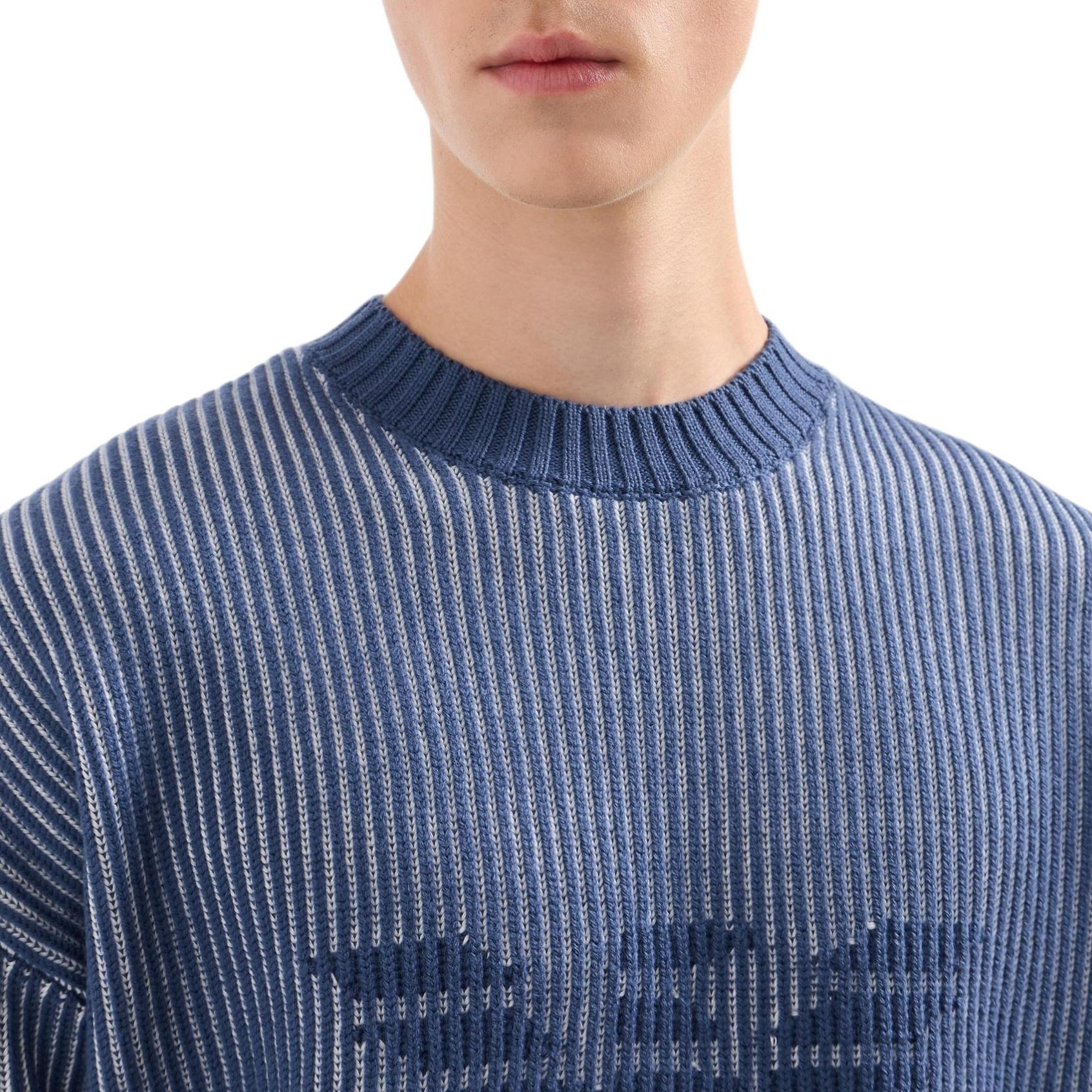 Details for Jersey de Punto con Logo Águila Azul EMPORIO ARMANI. 6D1MXA-1MJHZ-F708