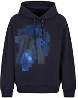 Emporio Armani Blue Hoodie with Logo Print Design. 6R1M7Q-1JT2Z-0922 Emporio Armani Blue Hoodie with Logo Print Design. 6R1M7Q-1JT2Z-0922
