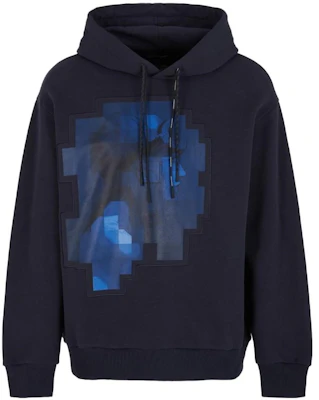 埃莫里奥阿玛尼蓝色连帽衫带标志印花设计 6R1M7Q-1JT2Z-0922 Buy 埃莫里奥阿玛尼蓝色连帽衫带标志印花设计 6R1M7Q-1JT2Z-0922