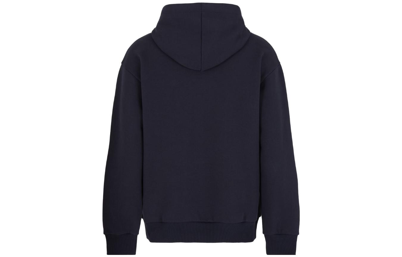 Lookbook 埃莫里奥阿玛尼蓝色连帽衫带标志印花设计 6R1M7Q-1JT2Z-0922