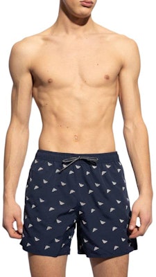 EMPORIO ARMANI Seluar Dalam Biru Logo Cetakan Gaya Kasual. 211740-4R4340-6935 Lookbook EMPORIO ARMANI Seluar Dalam Biru Logo Cetakan Gaya Kasual. 211740-4R4340-6935