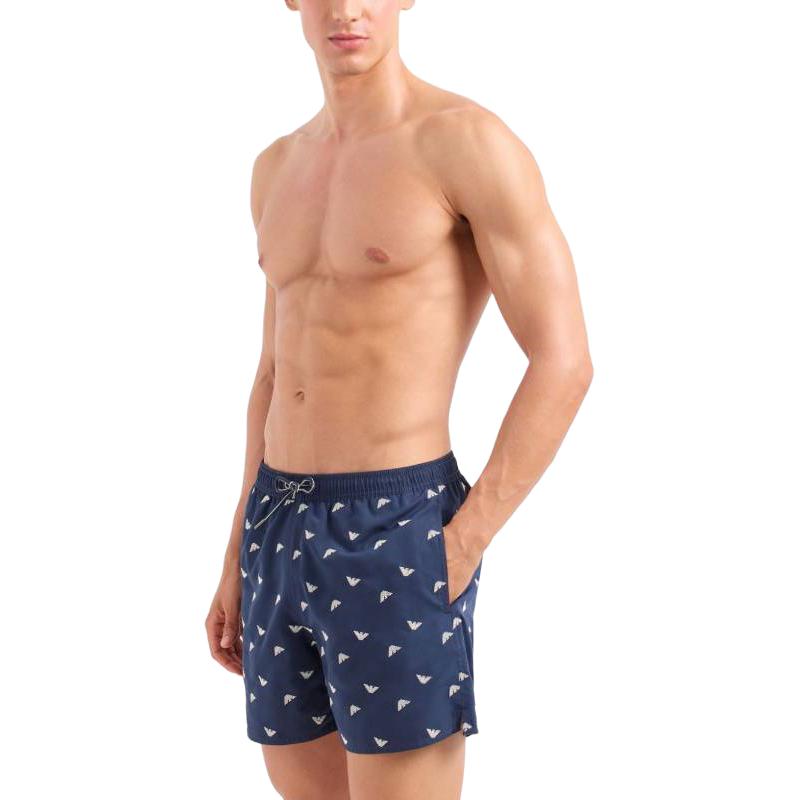 Purchase EMPORIO ARMANI Seluar Dalam Biru Logo Cetakan Gaya Kasual. 211740-4R4340-6935