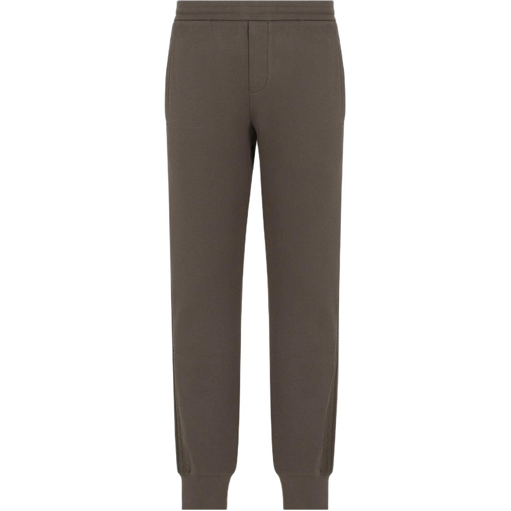 EMPORIO ARMANI  Brown-Green Jogger Sweatpants with Elastic Pockets. 6D1PK3-1JHSZ-06K0 圖 2