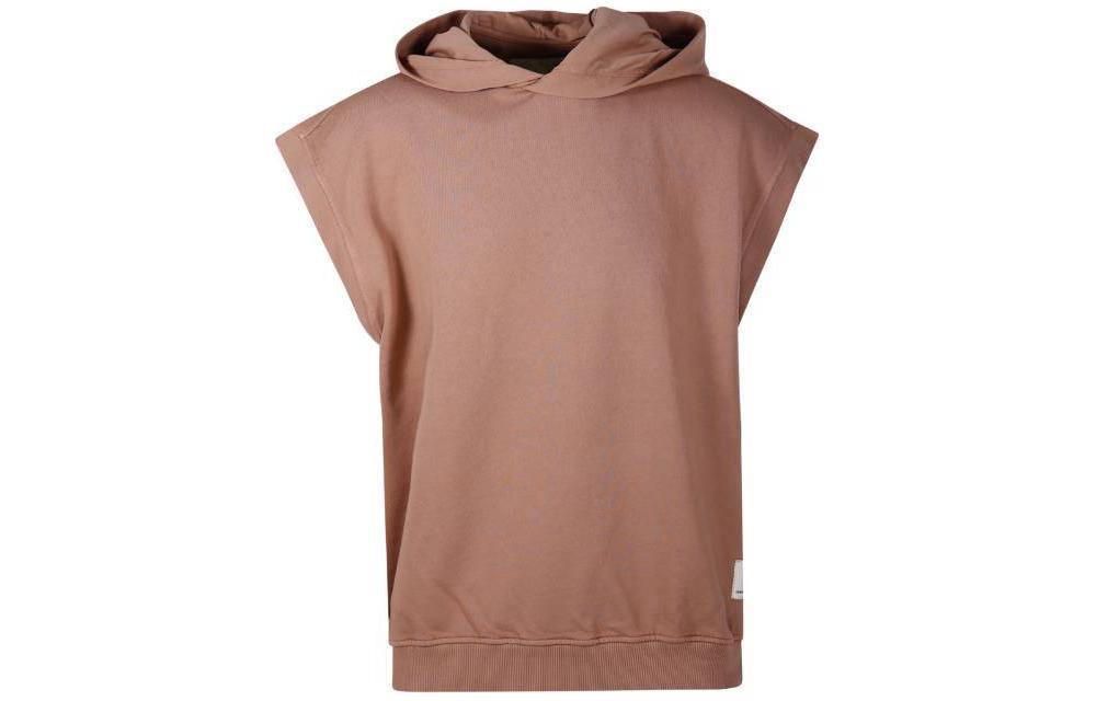 EMPORIO ARMANI  Brown Sleeveless Hoodie Solid Color Casual Fit. 3D1MFM-1JFMZ-04B3 圖 2