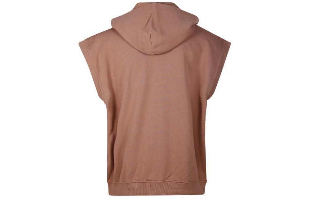 EMPORIO ARMANI  Brown Sleeveless Hoodie Solid Color Casual Fit. 3D1MFM-1JFMZ-04B3 圖 3
