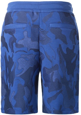 Emporio Armani Camo Embroidered Casual Shorts Navy Blue. 3K1P92-1JDSZ-F960 Lookbook Emporio Armani Camo Embroidered Casual Shorts Navy Blue. 3K1P92-1JDSZ-F960