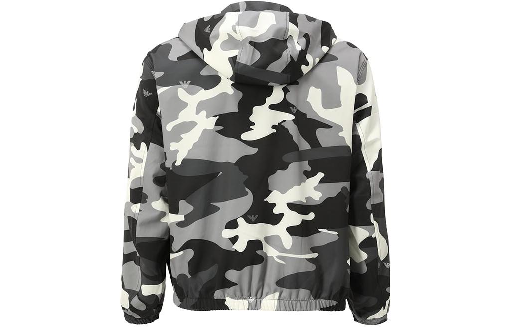 Lookbook EMPORIO ARMANI 迷彩连帽拉链夹克 多色 3L1B87-1NDEZ-F639