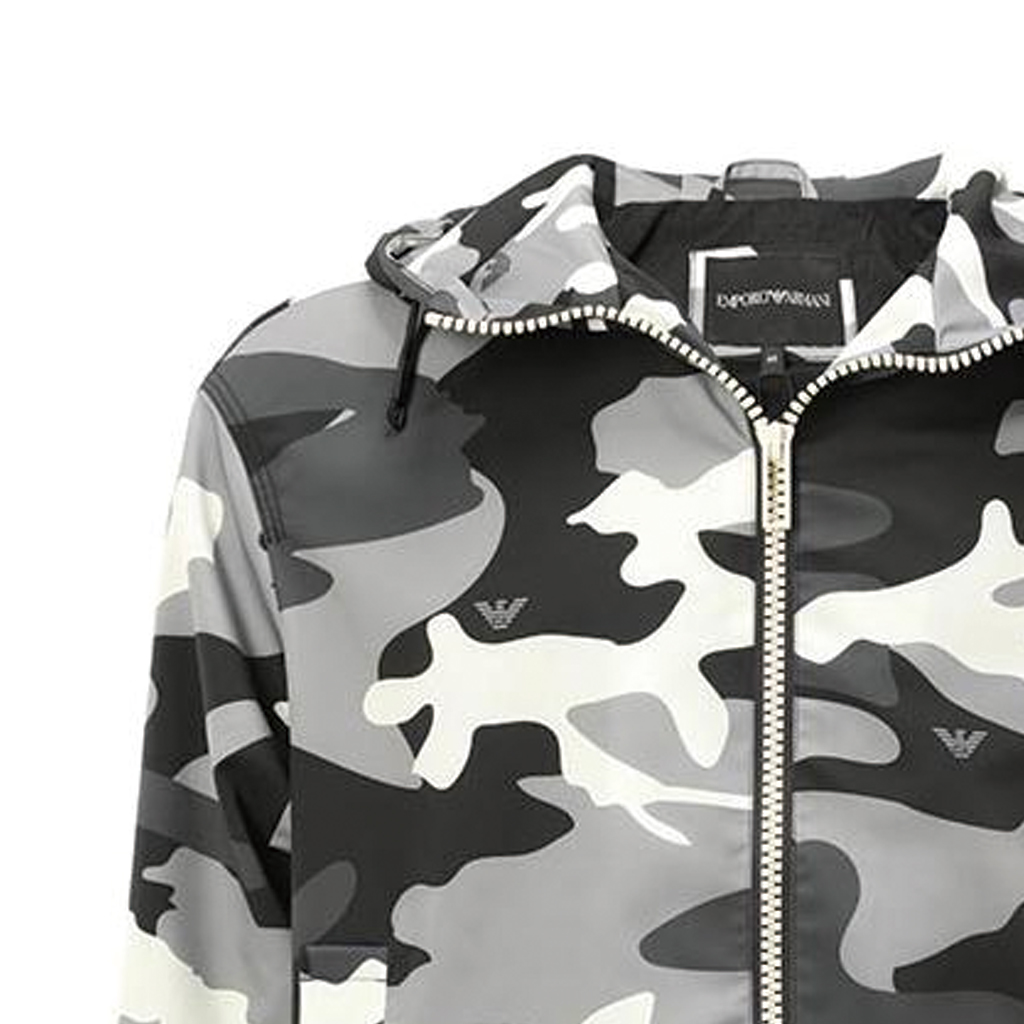 Details for EMPORIO ARMANI 迷彩连帽拉链夹克 多色 3L1B87-1NDEZ-F639