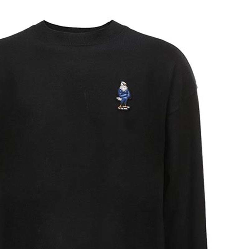 Details for EMPORIO ARMANI Corak Kartun Jacquard Crewneck Pullover Sweater 3L1MXH-1MUUZ-0920