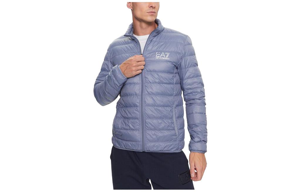 Emporio Armani  Casual Logo Print Jacket Blue-Gray Long Sleeve 8NPB01-PN29Z-1531 圖 2