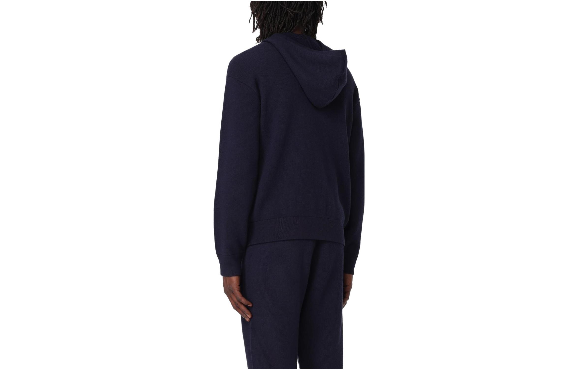 Emporio Armani  Casual Loose Fit Navy Blue Hoodie Sweater. 6R1MXS1-MFZZ-09B3 圖 3